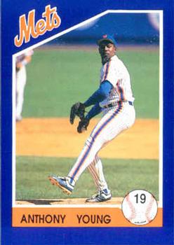 1992 Kahn's New York Mets #NNO Anthony Young Front
