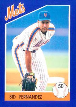 1992 Kahn's New York Mets #NNO Sid Fernandez Front