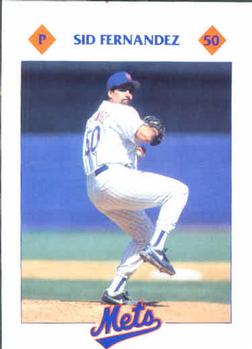 1993 Kahn's New York Mets #NNO Sid Fernandez Front