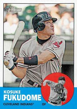 2012 Topps Heritage #248 Kosuke Fukudome Front