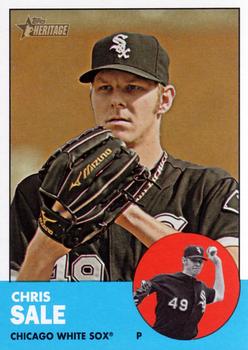2012 Topps Heritage #35 Chris Sale Front