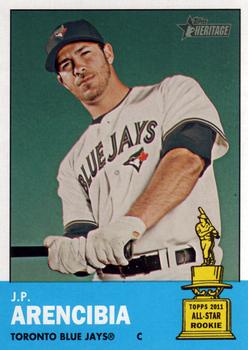 2012 Topps Heritage #67 J.P. Arencibia Front