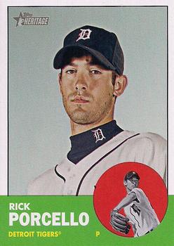 2012 Topps Heritage #327 Rick Porcello Front