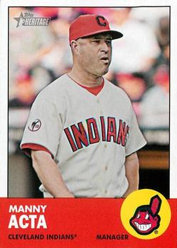2012 Topps Heritage #48 Manny Acta Front