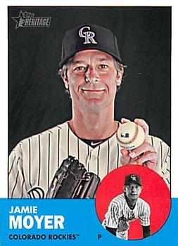 2012 Topps Heritage #H605 Jamie Moyer Front