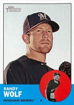 2012 Topps Heritage #74 Randy Wolf Front