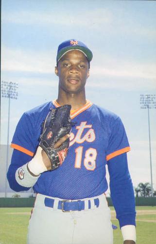 1986 Barry Colla New York Mets Photocards #486 Darryl Strawberry Front