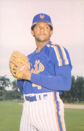 1987 Barry Colla New York Mets Postcards #2487 Jose Bautista Front
