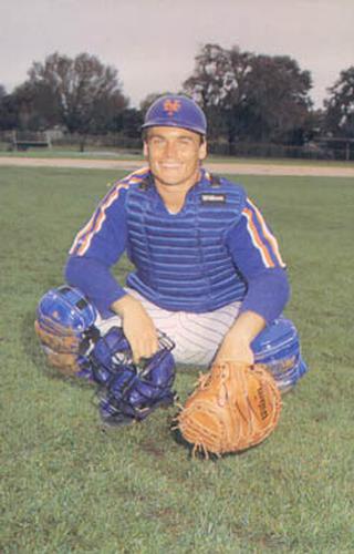 1987 Barry Colla New York Mets Postcards #3287 John Gibbons Front
