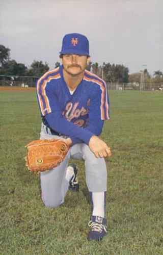 1987 Barry Colla New York Mets Postcards #3887 Terry Leach Front