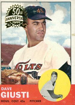 2012 Topps Heritage - 50th Anniversary Buybacks #189 Dave Giusti Front