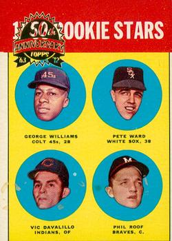 2012 Topps Heritage - 50th Anniversary Buybacks #324 1963 Rookie Stars (George Williams / Pete Ward / Vic Davalillo / Phil Roof) Front