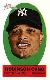 2012 Topps Heritage - Stick-Ons #13 Robinson Cano Front