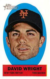 2012 Topps Heritage - Stick-Ons #4 David Wright Front