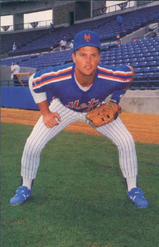1988 Barry Colla New York Mets Postcards #4488 Darren Reed Front