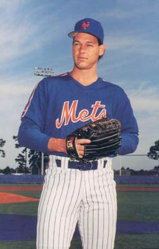 1990 Barry Colla New York Mets Postcards #2590 Blaine Beatty Front
