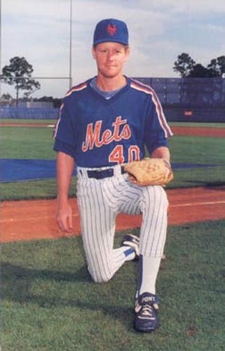 1990 Barry Colla New York Mets Postcards #3690 Jeff Innis Front