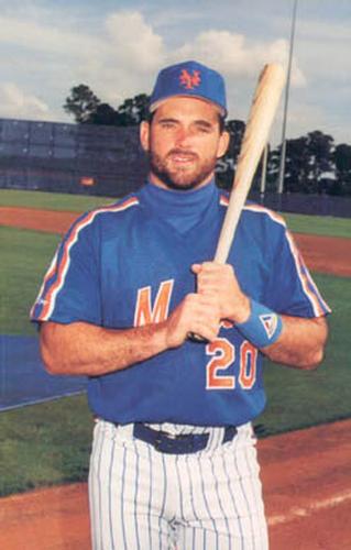 1990 Barry Colla New York Mets Postcards #490 Howard Johnson Front