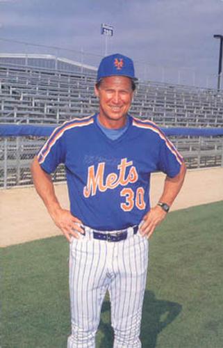 1990 Barry Colla New York Mets Postcards #4990 Mel Stottlemyre Front