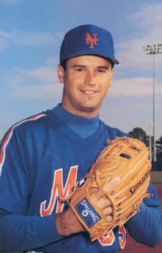 1991 Barry Colla New York Mets Postcards #4691 Doug Simons Front