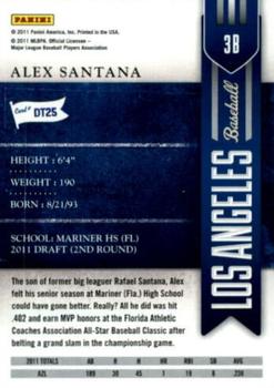 2011 Playoff Contenders - Draft Ticket #DT25 Alex Santana Back