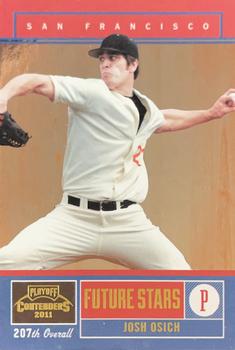 2011 Playoff Contenders - Future Stars #14 Josh Osich Front