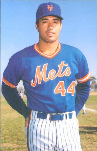 1985 TCMA New York Mets Postcards #NYM85-8 Ron Darling Front