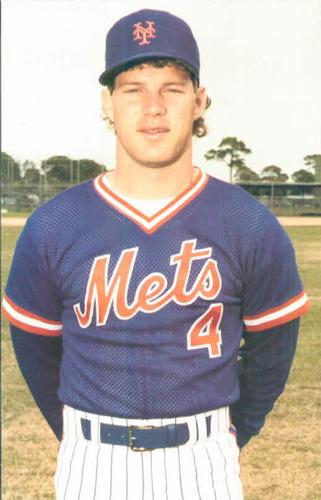 1986 TCMA New York Mets Postcards #NYM86-24 Lenny Dykstra Front