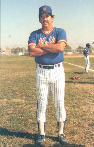 1986 TCMA New York Mets Postcards #NYM86-37 Davey Johnson Front