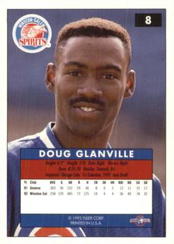 1992-93 Fleer Excel #8 Doug Glanville Back