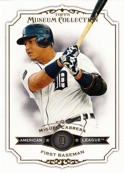 2012 Topps Museum Collection #100 Miguel Cabrera Front