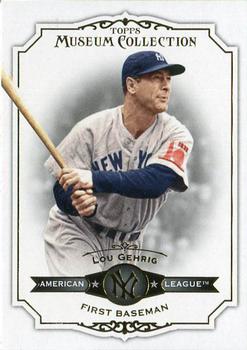2012 Topps Museum Collection #22 Lou Gehrig Front