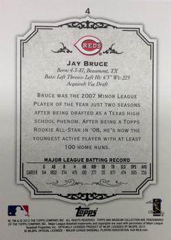 2012 Topps Museum Collection #4 Jay Bruce Back