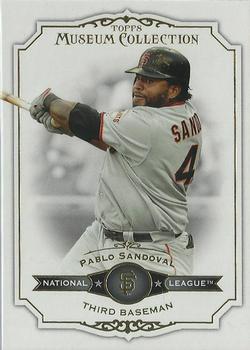 2012 Topps Museum Collection #77 Pablo Sandoval Front