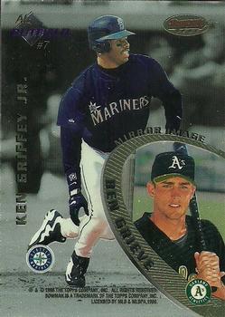 1996 Bowman's Best - Mirror Image #7 Ken Griffey Jr. / Ben Grieve / Tony Gwynn / Vladimir Guerrero Front