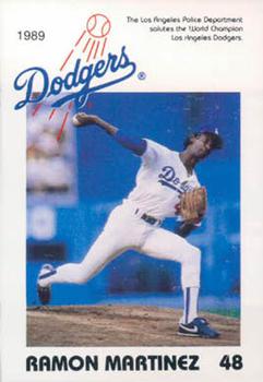 1989 Los Angeles Dodgers Police #NNO Ramon Martinez Front