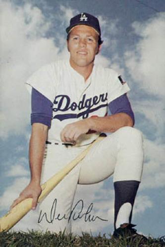 1971 Ticketron Los Angeles Dodgers #13 Wes Parker Front