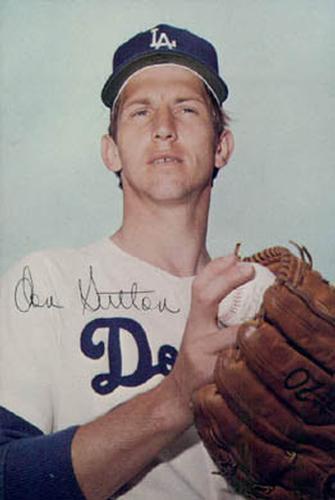 1971 Ticketron Los Angeles Dodgers #18 Don Sutton Front