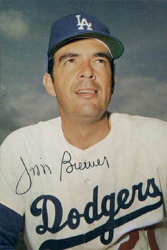 1971 Ticketron Los Angeles Dodgers #3 Jim Brewer Front