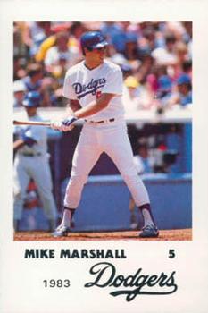 1983 Los Angeles Dodgers Police #NNO Mike Marshall Front