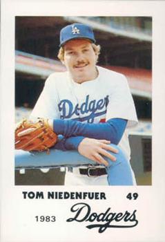 1983 Los Angeles Dodgers Police #NNO Tom Niedenfuer Front