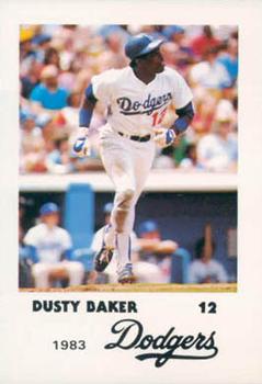 1983 Los Angeles Dodgers Police #NNO Dusty Baker Front
