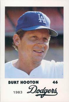 1983 Los Angeles Dodgers Police #NNO Burt Hooton Front