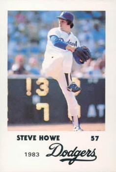 1983 Los Angeles Dodgers Police #NNO Steve Howe Front