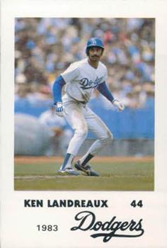 1983 Los Angeles Dodgers Police #NNO Ken Landreaux Front