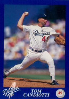 1993 Los Angeles Dodgers Police #NNO Tom Candiotti Front