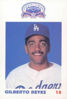 1987 Los Angeles Dodgers Police #20 Gilberto Reyes Front