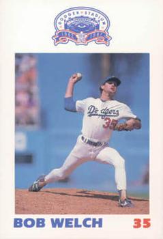1987 Los Angeles Dodgers Police #26 Bob Welch Front