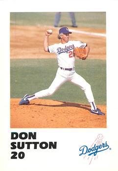 1988 Los Angeles Dodgers Police #NNO Don Sutton Front