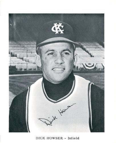 1962 Kansas City Athletics 4x5 Photos #NNO Dick Howser Front